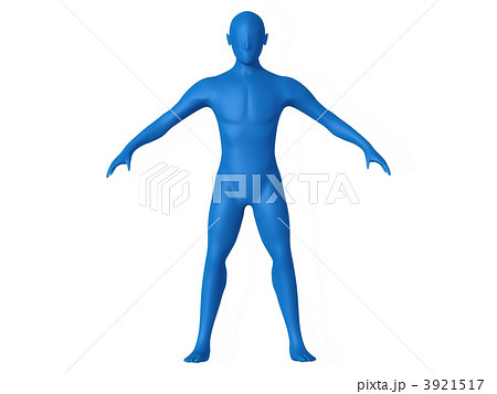 人体イメージ　男性 3921517