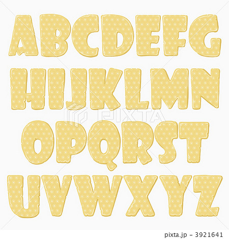 英語 ローマ字 アルファベットのイラスト素材 3921641 Pixta