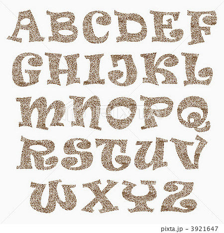 英語 ローマ字 アルファベットのイラスト素材