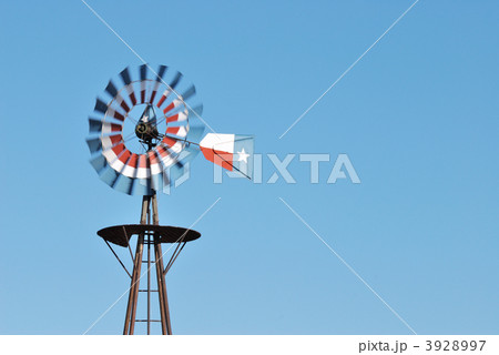 テキサスのウィンドミル テキサスのウィンドミル 3928997