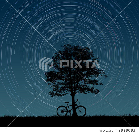 星の日周運動 3929093