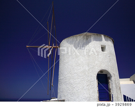Santorini windmill Santorini windmill 3929869