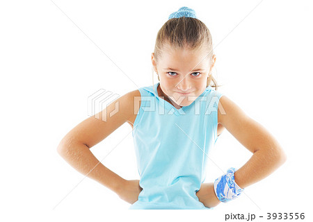 Little girl gym instructor 3933556