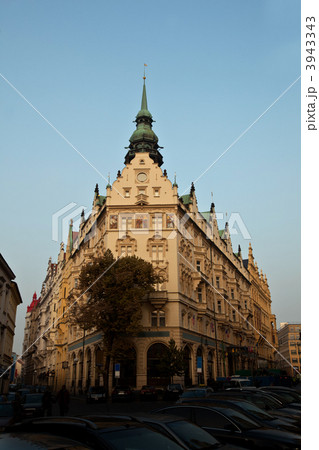 The Old Town street in the center of Prague City 3943343