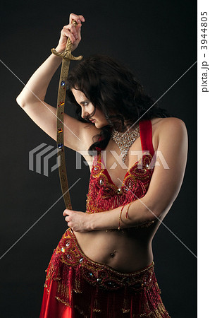 beauty woman stand with saber beauty woman stand with saber 3944805