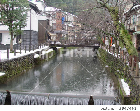 冬の城之崎温泉　雨天 3947461