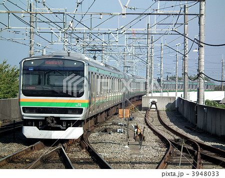 湘南新宿ライン　E231系　古河駅 3948033
