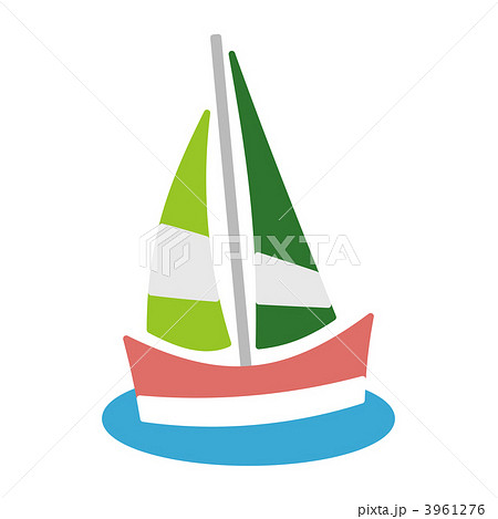 ヨット イラスト 行楽のイラスト素材
