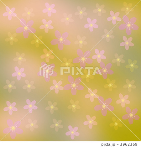 桜の花柄のイラスト 3962369