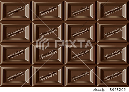 チョコレートの壁紙 3dイラスト のイラスト素材
