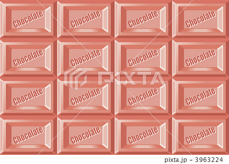 ストロベリーチョコレートの壁紙 3dイラスト のイラスト素材