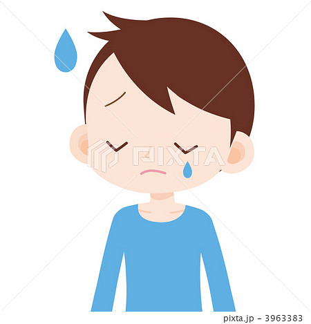 男の子 上半身 泣く 男の子 上半身 泣く 3963383