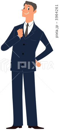年配のサラリーマン 3964261