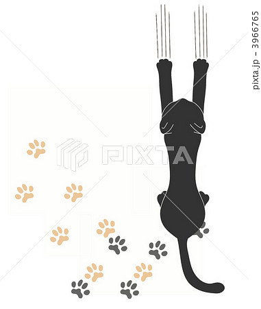 猫 引っかき傷 イラストのイラスト素材