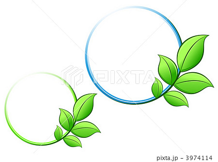 Frame with green leaves Frame with green leaves 3974114