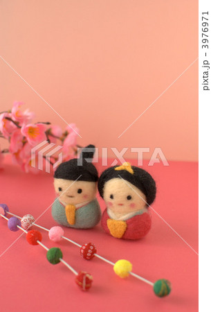 羊毛フェルトのおひなさま 羊毛フェルトのおひなさま 3976971