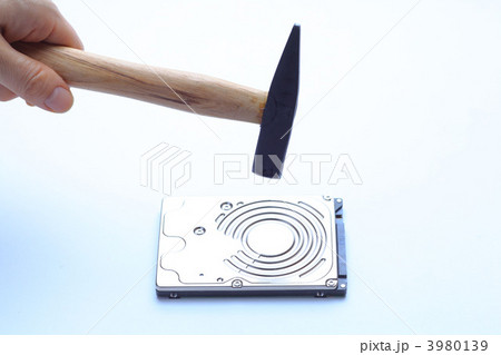 ハードディスクとハンマー ハードディスクとハンマー 3980139