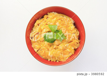 上から見た親子丼 3980592