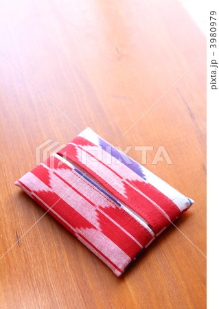 久留米絣のポケットティッシュケース 3980979