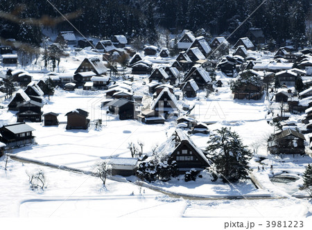 冬の白川郷 3981223