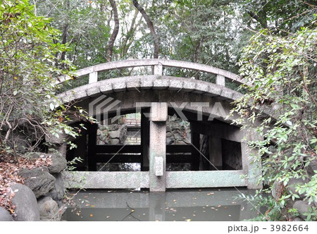 熱田神宮の二十五丁橋 西側 熱田神宮の二十五丁橋 西側 3982664