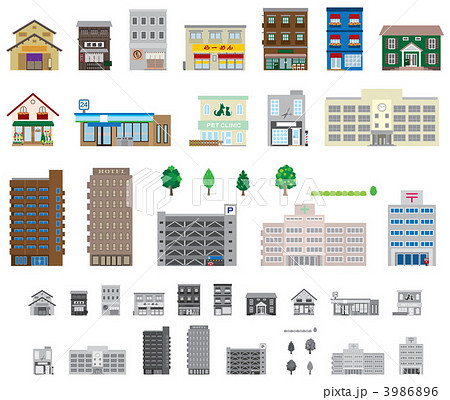 ベストファッショントレンド 綺麗な建物 イラスト フリー素材