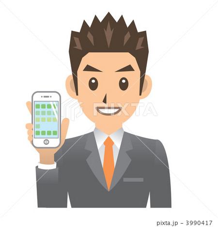 ビジネスマン B IT スマホ ビジネスマン B IT スマホ 3990417