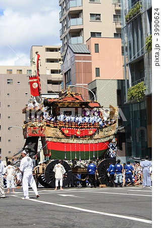 祇園祭　船鉾の辻回し 3990624