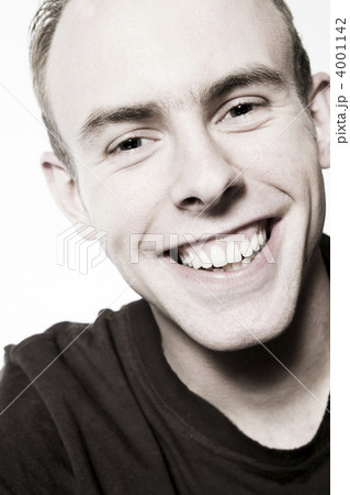 Portrait of man with a lot of fun 4001142