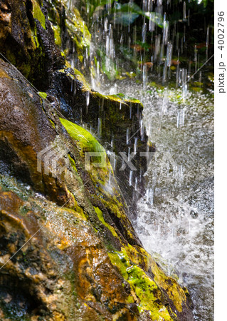 Small waterfall closeup view 4002796