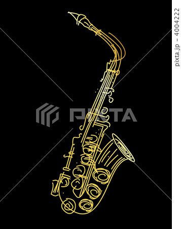 A golden saxophone A golden saxophone 4004222