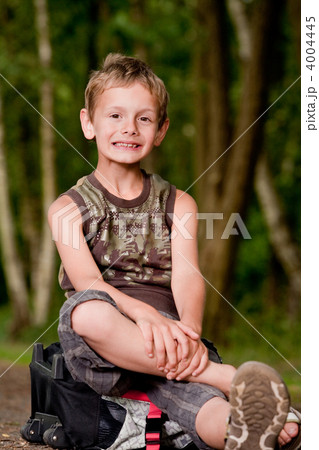 Boy is waiting to travel 4004445