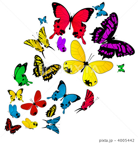Colored butterflies background 4005442