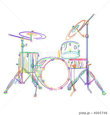 Drums Kitのイラスト素材