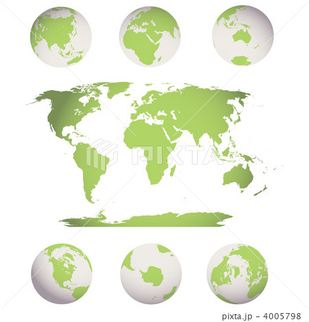 world map and globes 4005798