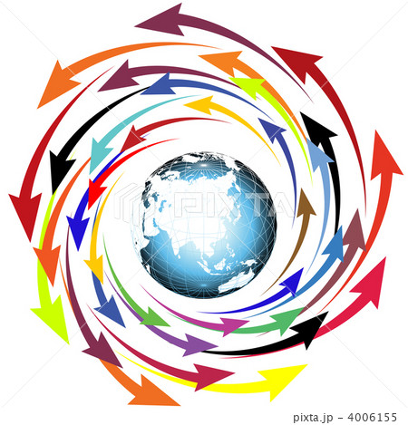 Globe and arrows 4006155