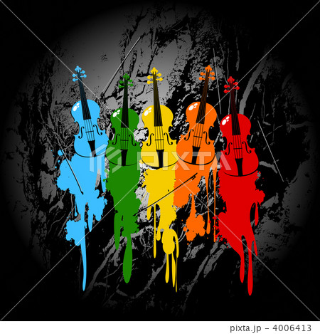 Grunge violins background Grunge violins background 4006413