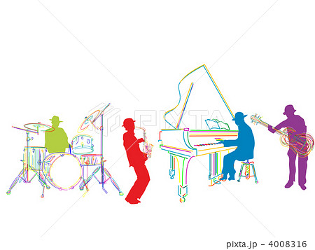 Jazzのイラスト素材