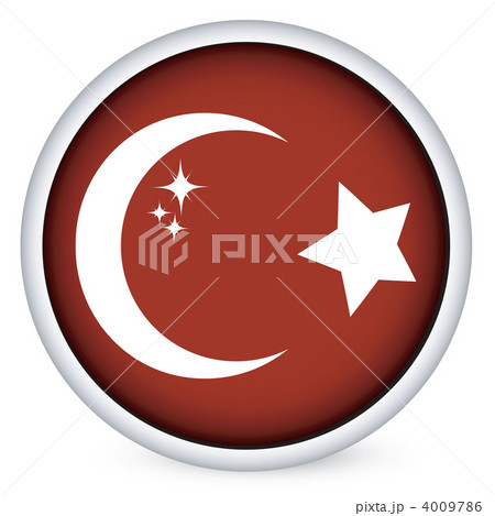 Turkey flag button Turkey flag button 4009786