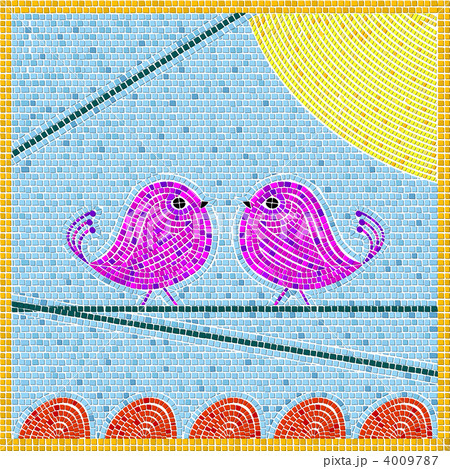 Tweet birds mosiac Tweet birds mosiac 4009787