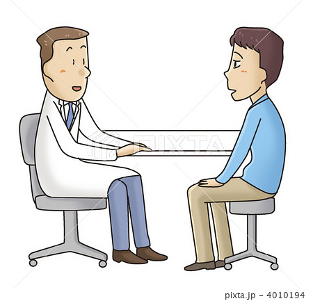 医師と相談のイラスト素材