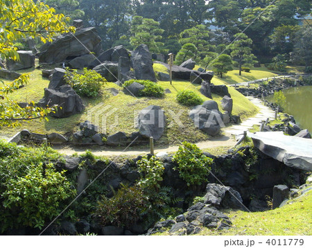 芝離宮　日本庭園 4011779