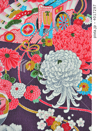 着物　和柄生地 4017297