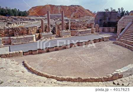 ベトシェーンの円形劇場跡 4017625