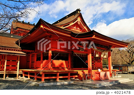 富士山本宮浅間大社の拝殿＆本殿 4021478