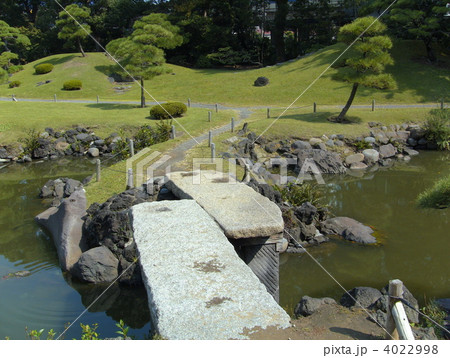 芝離宮　日本庭園 4022998
