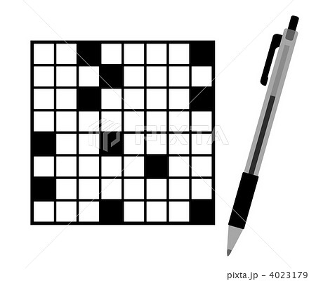 クロスワードパズルのイラスト素材 4023179 Pixta