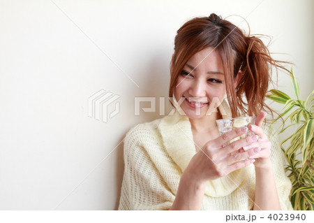 超可愛い人の写真素材