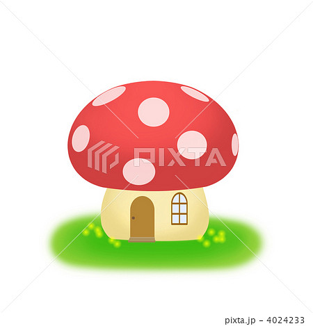 キノコの家のイラスト素材 [4024233] - PIXTA