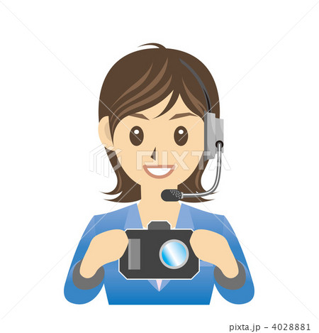 オペレーター 女性 B IT カメラ 4028881